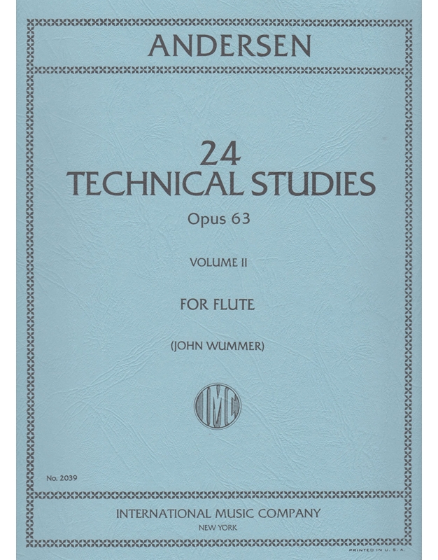 Andersen – 24 Technical Studies Op.63 N.2