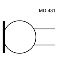 SENNHEISER 001605 Δυναμική Κάψα για MD-431