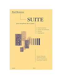 Paul Bonneau - Suite for Alto Saxophone
