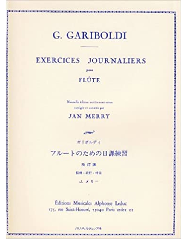 Gariboldi – Exercises Journaliers Op.89