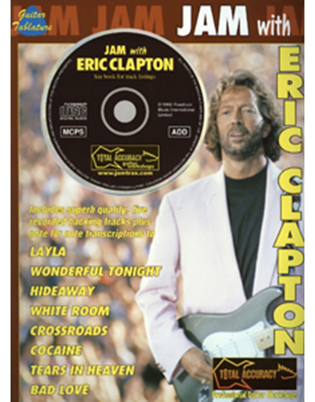 Jam with Eric Clapton-Βιβλίο + CD