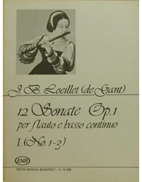 Loeillet - 12 Sonate Vol .1 Op.1 N.1-3