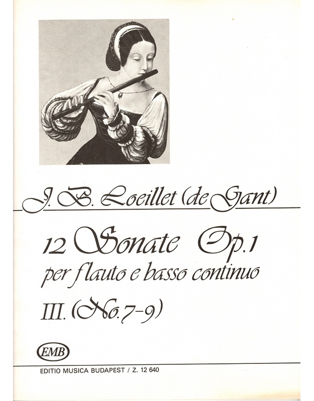 Loeillet - 12 Sonate Vol.3 Op.1 N.7-9