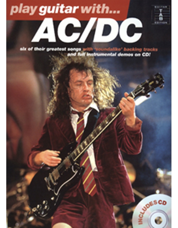 AC/DC Play guitar with - Τablature and CD
