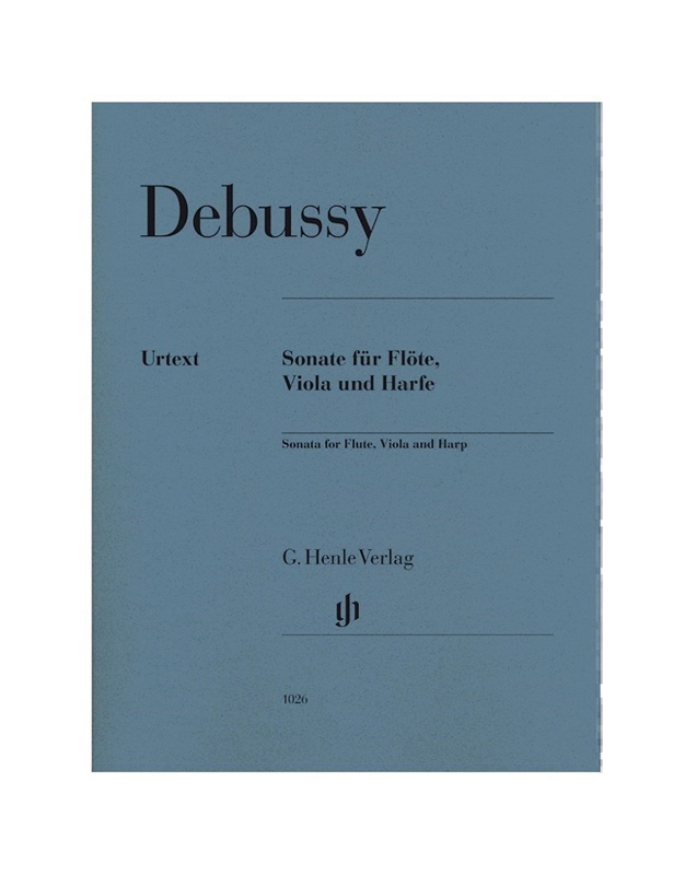 Debussy – SonateFor Flute, Viola and Harp - Urtext