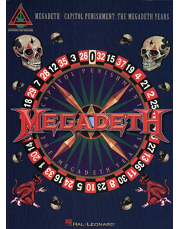 Megadeth Capitol Punishment The Megadeth Years Bands Nakas Music Store