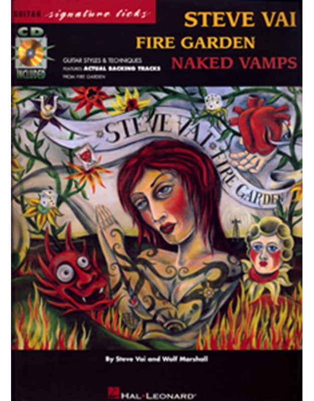 Steve Vai - Fire Garden (Guitar signature licks) + CD