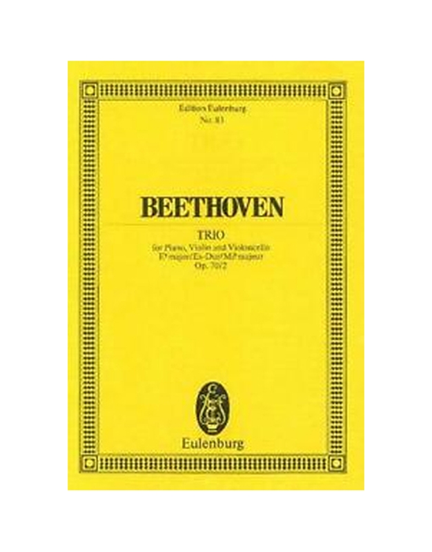 Beethoven - Trio Es-Dur Op.70/2(P/no,Vln,V/Cello)