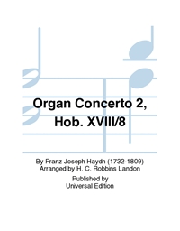 Haydn - Concerto For Organ & Orchestra No.2