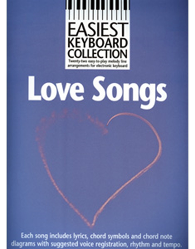 Easiest Keyboard Collection - Love Songs