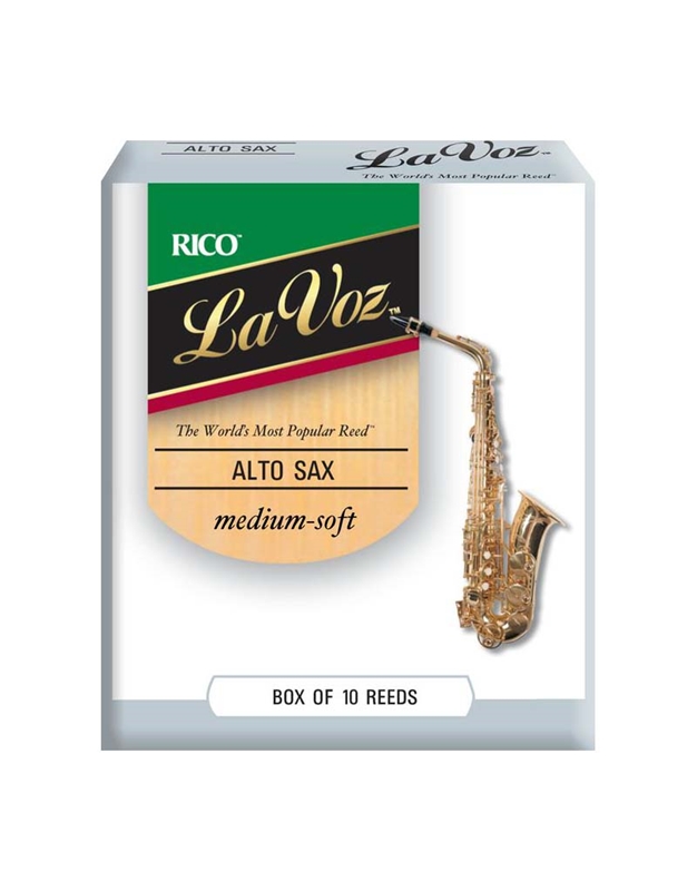 RICO  LA VOZ Reeds for Alto Saxophone MS  (1 piece)