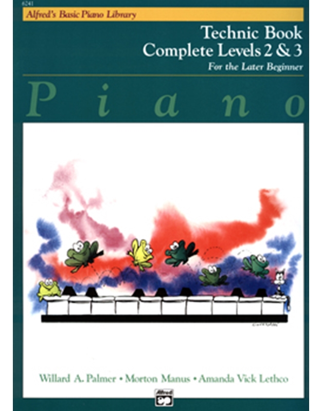 Alfred's Basic Piano Library-Complete Technic Book Level 2 & 3 