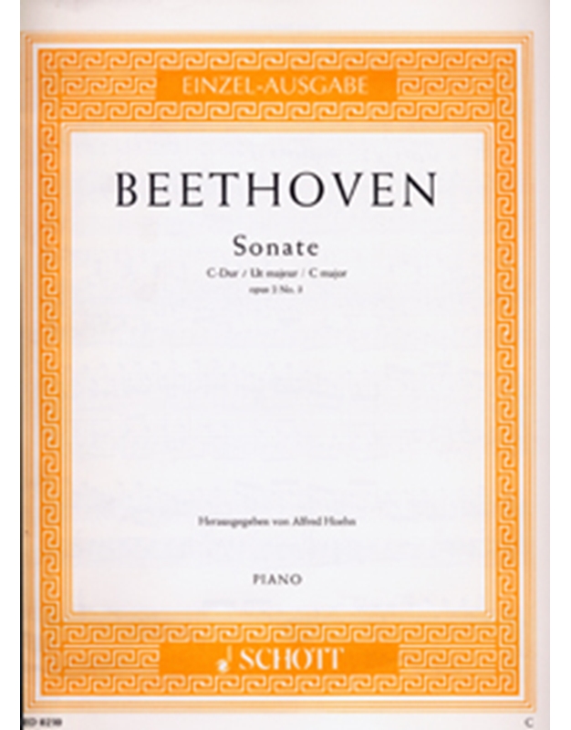 L.V. Beethoven - Sonate in C major opus 2 No. 3 /  Schott editions