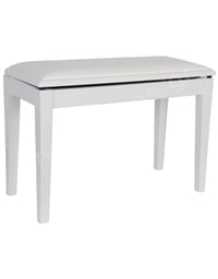 Piano Bench P07 PWH Polished White