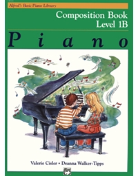 Alfred's Basic Piano Library-Composition Book-Level 1B