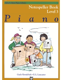 Alfred's Basic Piano Library - Notespeller Book Level 3