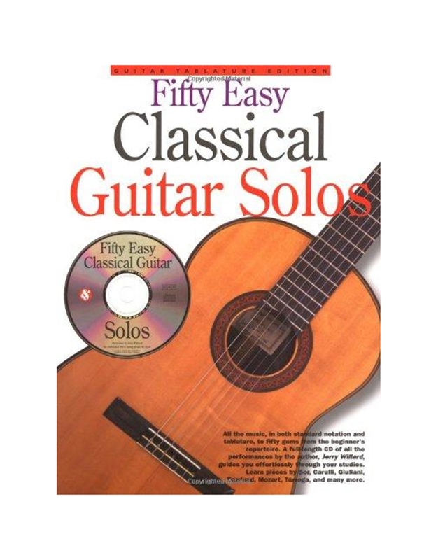50 Easy Classical Guitar Solos (BK/CD)