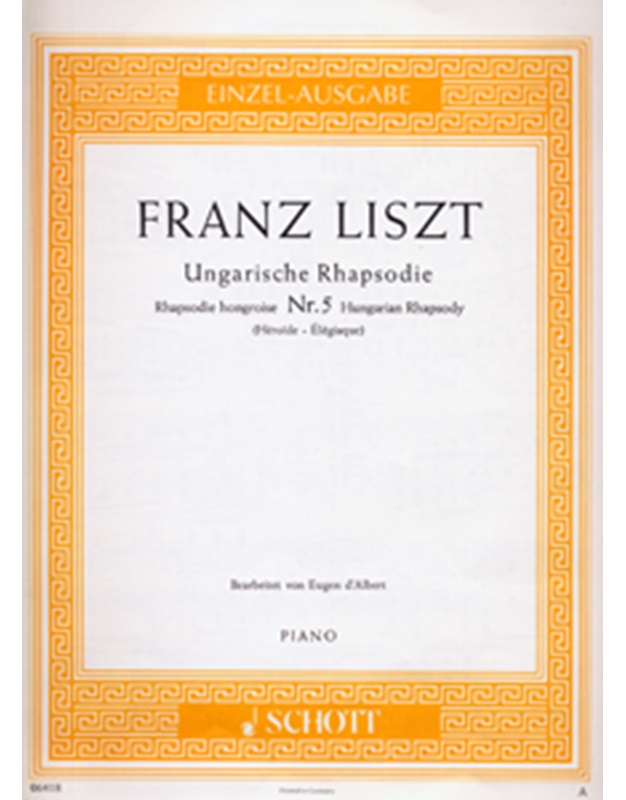  Liszt - Hungariche Rhapsodie Nr. 5