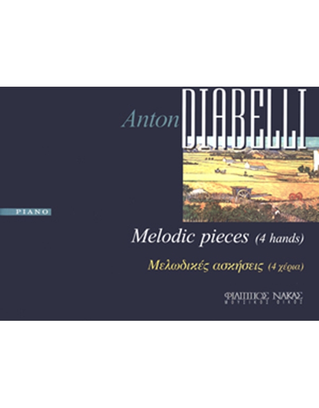 Diabelli Anton-Μελωδικές ασκήσεις για 4 χέρια