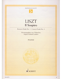 Franz Liszt - Il Sospiro (Concert Etude No. 3) / Schott editions