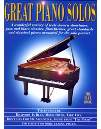 Great Piano Solos-Blue Book