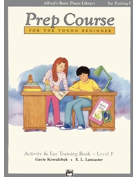 Alfred's Basic Piano Library - Prep Course - Activity & Ear Training Level F