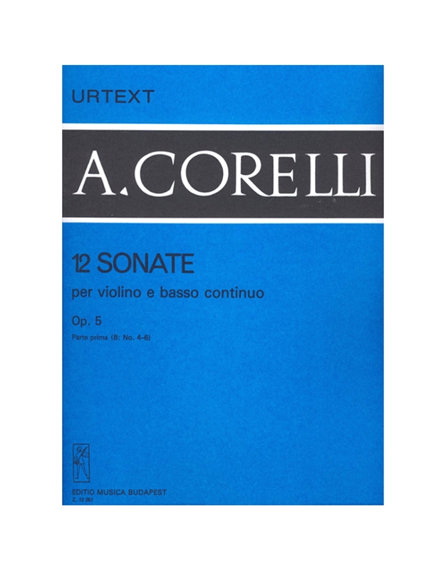 Corelli Arcangelo - 12 Sonatas Op.5 (N.4-6)