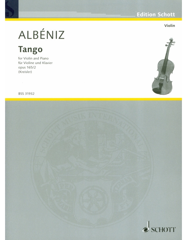 Albeniz – Tango Op.165 No. 2 Violine-Piano (Kreisler)