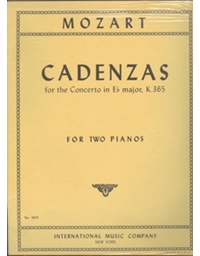 Mοzart -  Cadenzas  For  The  Concerto  In Eb Major KV365