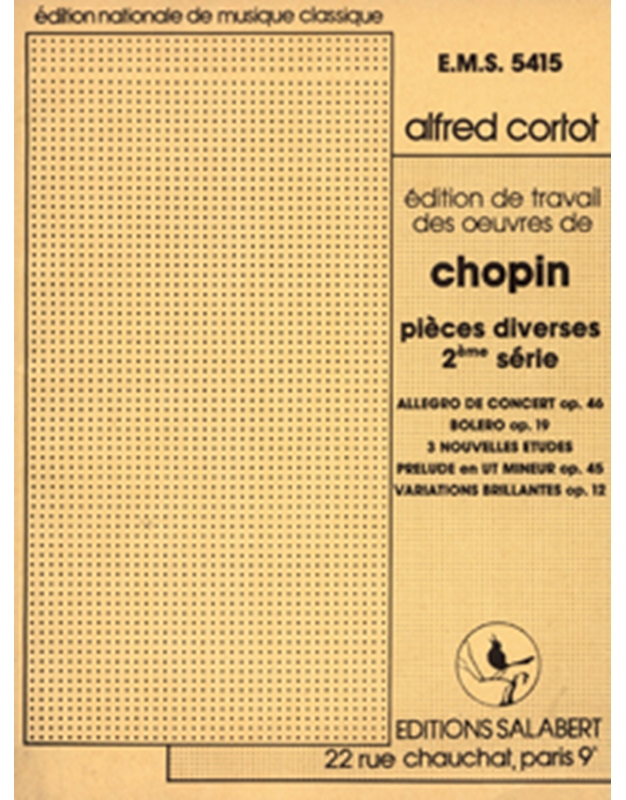 Chopin - Pieces Diverses II