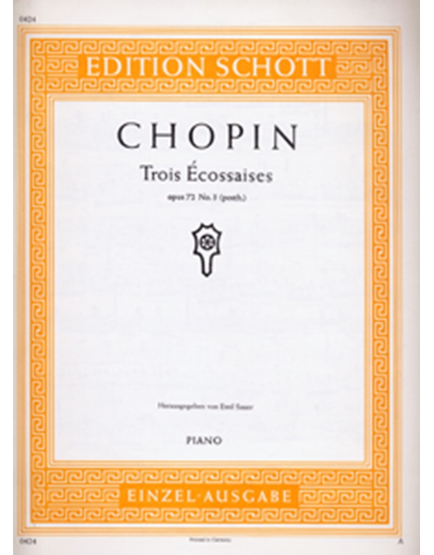 Chopin -  3 Ecossaisen