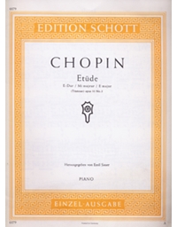 Frederic Chopin - Etude in E major opus 10 No. 3 / Schott editions