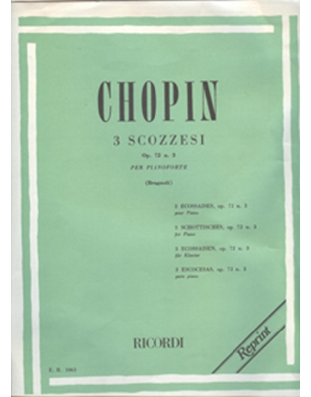 Chopin -  3 Ecossaisen.