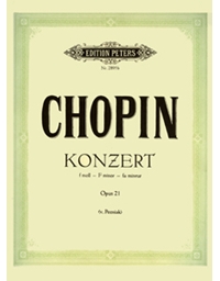 Frederic Chopin - Konzert f moll Opus 21 / Peters editions