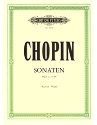 Frederic Chopin - Sonaten Opus 4, 35, 58 / Peters editions