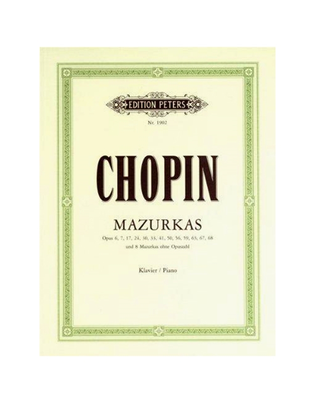 Chopin Frederic - Mazurkas Complete / Peters Editions