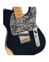 FENDER Brad Paisley Esquire Road Worn MN BLK Electric Guitar (Ex-Demo product)