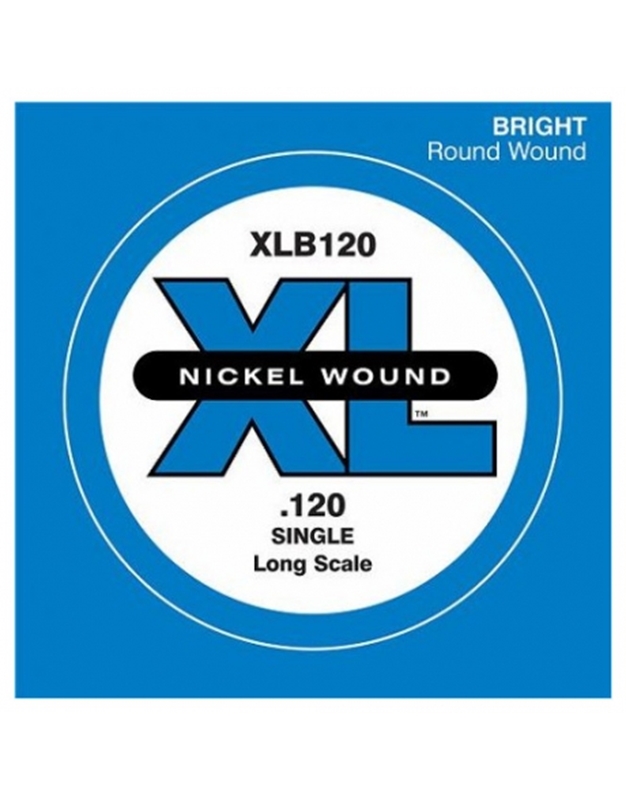 D'Addario XLB120 Nickel wound Single Bass String