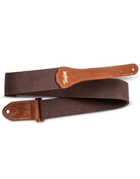 TAYLOR 4001-20 GS MINI Chocolate Brown 2'' Acoustic Guitar Strap