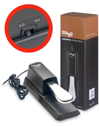 STAGG SUSPED 10 Sustain Pedal with Cable & Polarity Switch