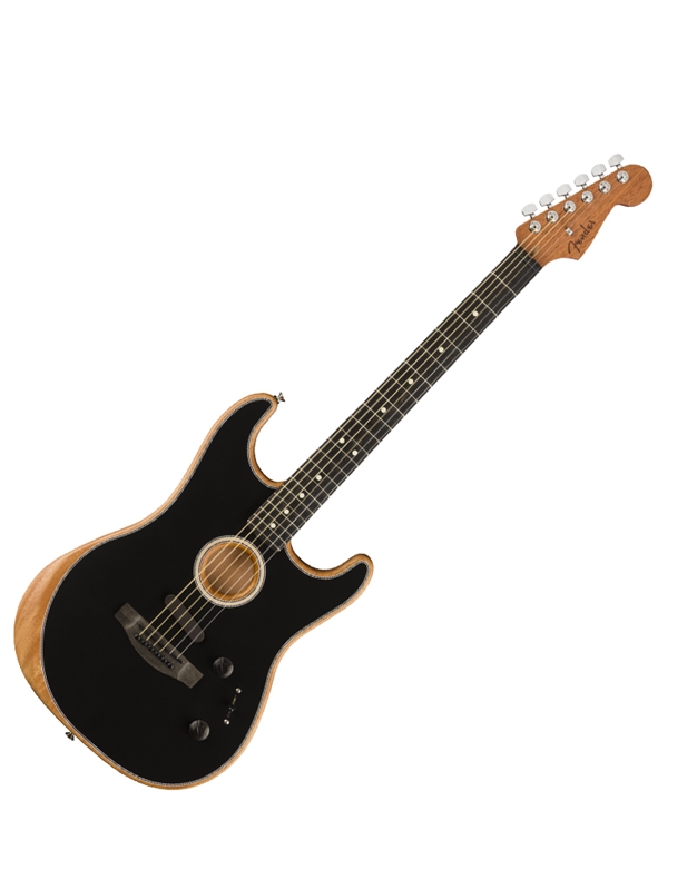FENDER Acoustasonic Strat Black Ηλεκτροακουστική Κιθάρα + Δώρο Eνισχυτής