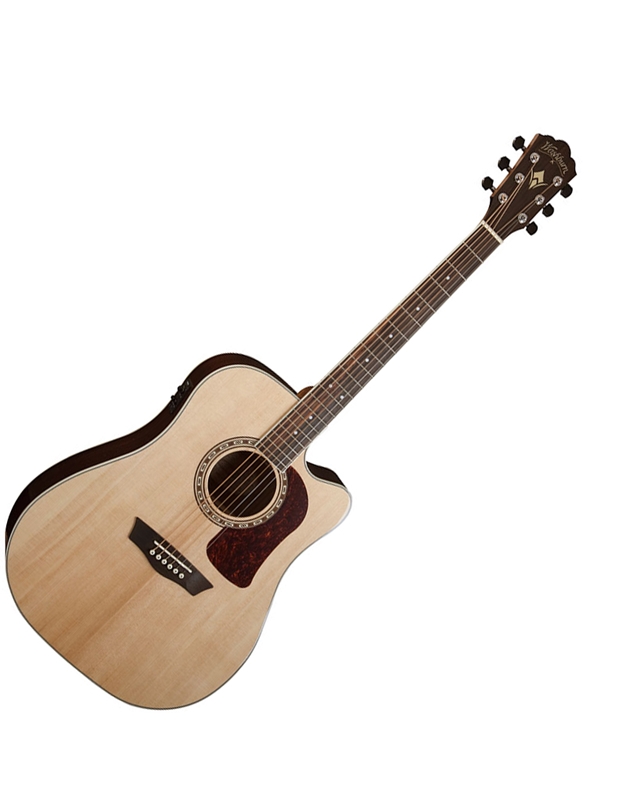 WASHBURN D20SCE Natural Electric Acoustic Guitar