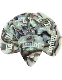 TAYLOR Celluloid 351 Abalone Πέννες 0.71mm (12 τεμάχια)