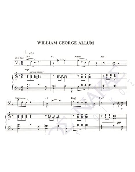 William George Allum - Mουσική: Θ. Mικρούτσικος, Στίχοι: N. Kαββαδίας