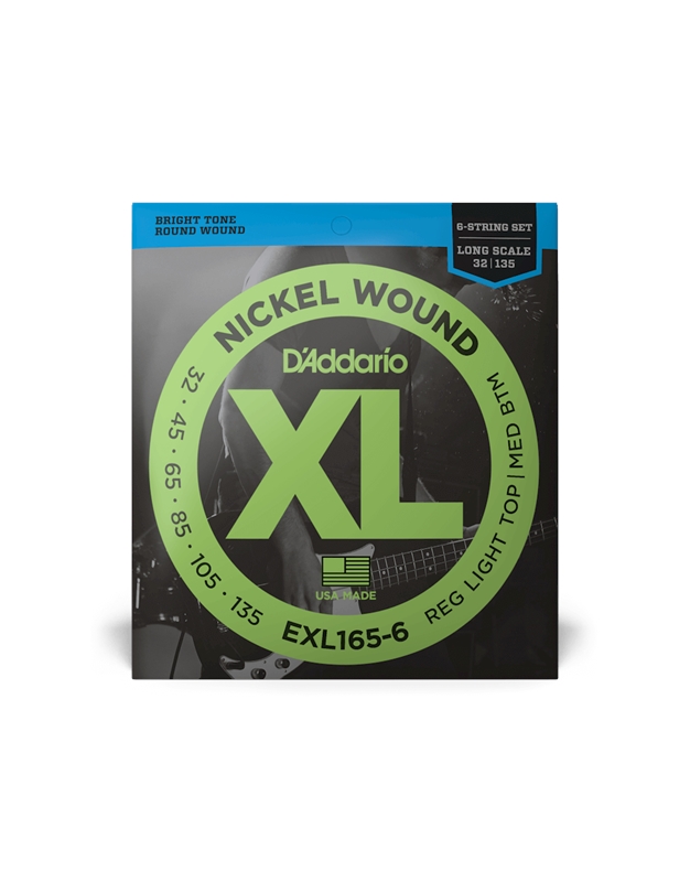 D'Addario EXL-165/6 Electric Bass Strings