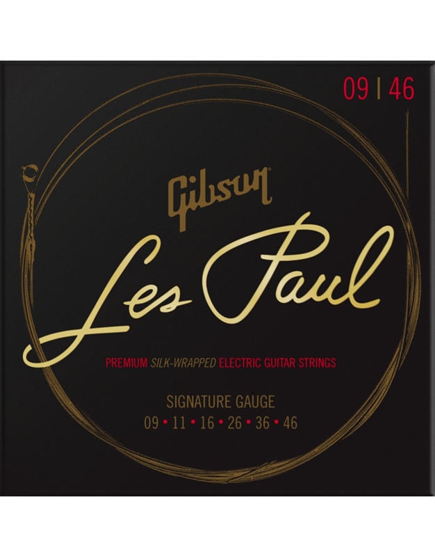 GIBSON SEG-LES Les Paul Premium Signature Χορδές Ηλεκτρικής Kιθάρας Σετ (09-46)