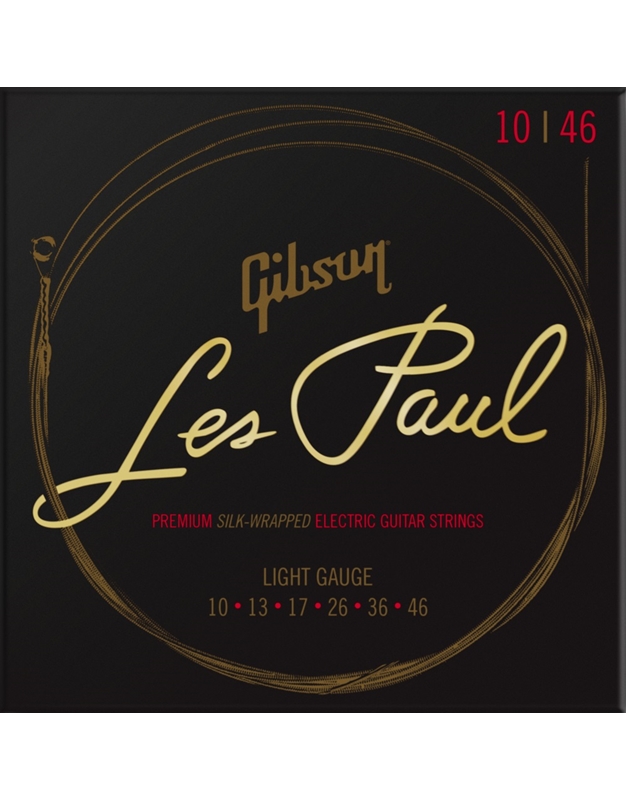 GIBSON SEG-LES10 Les Paul Premium Light Χορδές Ηλεκτρικής Kιθάρας Σετ (10-46)
