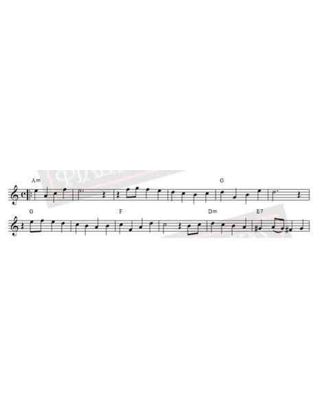 Θάλασσα Πλατιά - Μουσική: Μ. Χατζιδάκις, Στίχοι: Γ. Ρούσσος - Παρτιτούρα για download