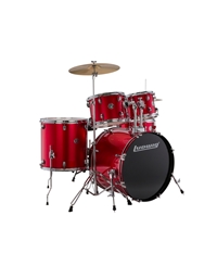 LUDWIG LC17514 Accent Drive Red Ακουστικό Drums Set