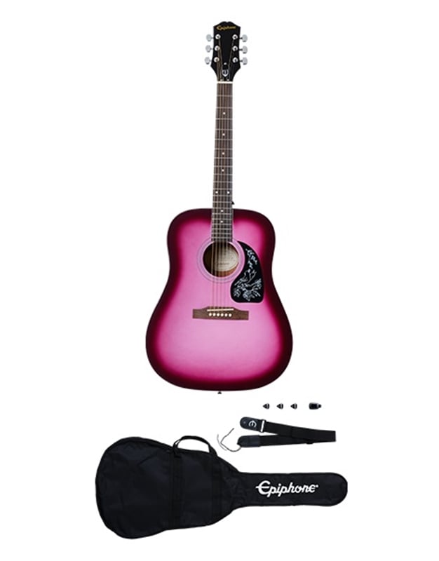 EPIPHONE Starling Pink Player Pack Acoustic Guitar